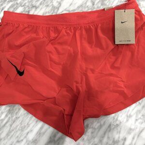 Nike AeroSwift 2” ADV Brief-Lined Racing Shorts Red FN3349-696 Men’s Large NEW